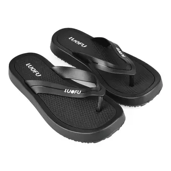 Женские повседневные тапочки черные Tendenz