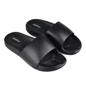 Женские повседневные тапочки черные Tendenz