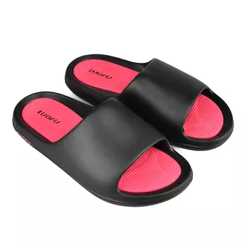 Женские повседневные тапочки черные Tendenz