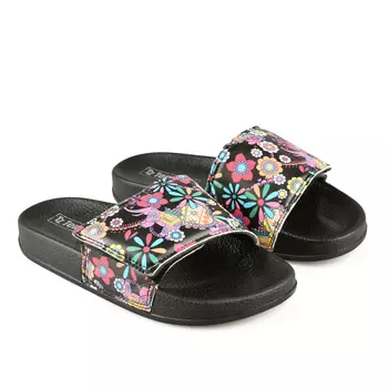 Женские повседневные тапочки черные Tendenz