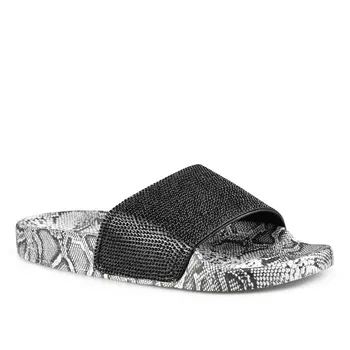 Женские повседневные тапочки черные Tendenz