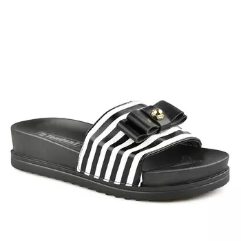 Женские повседневные тапочки черные Tendenz