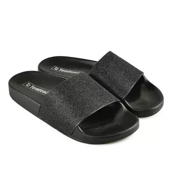 Женские повседневные тапочки черные Tendenz