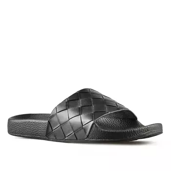 Женские повседневные тапочки черные Tendenz