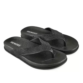 Женские повседневные тапочки черные Tendenz