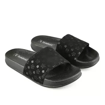 Женские повседневные тапочки черные Tendenz