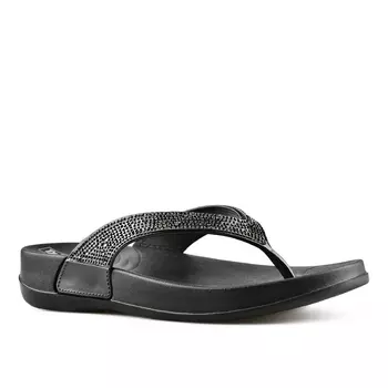 Женские повседневные тапочки черные Tendenz