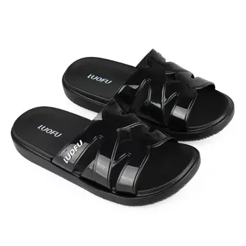 Женские повседневные тапочки черные Tendenz