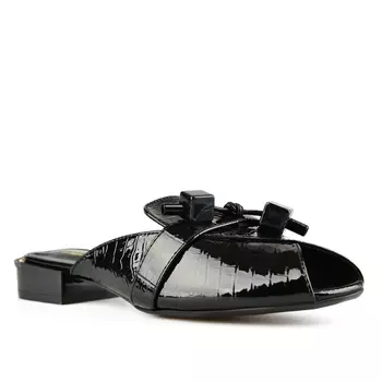 Женские повседневные тапочки черные Tendenz