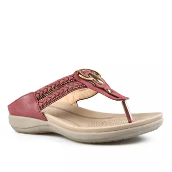 Женские повседневные тапочки красные Tendenz