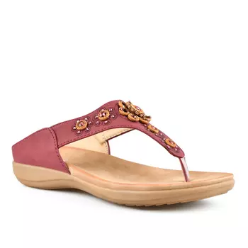 Женские повседневные тапочки красные Tendenz