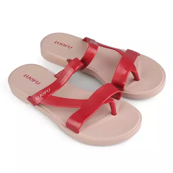 Женские повседневные тапочки красные Tendenz