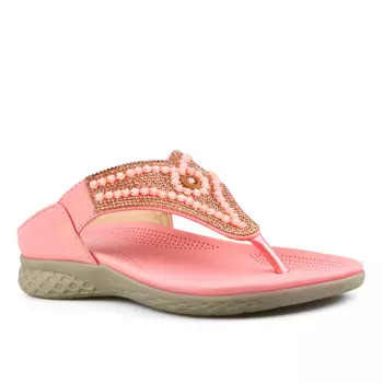 Женские повседневные тапочки розовые Tendenz