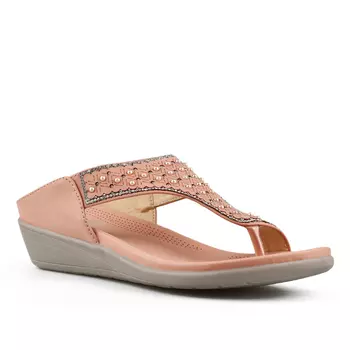 Женские повседневные тапочки розовые Tendenz