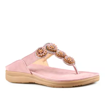 Женские повседневные тапочки розовые Tendenz