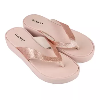 Женские повседневные тапочки розовые Tendenz