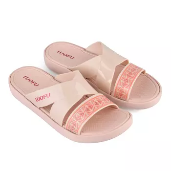 Женские повседневные тапочки розовые Tendenz