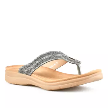 Женские повседневные тапочки серые Tendenz