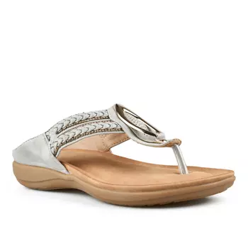 Женские повседневные тапочки серые Tendenz