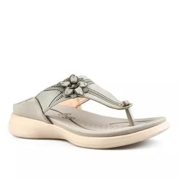 Женские повседневные тапочки серые Tendenz