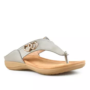 Женские повседневные тапочки серые Tendenz