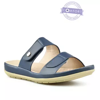 Женские повседневные тапочки синие Tendenz