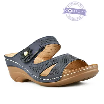 Женские повседневные тапочки синие Tendenz