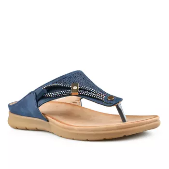 Женские повседневные тапочки синие Tendenz