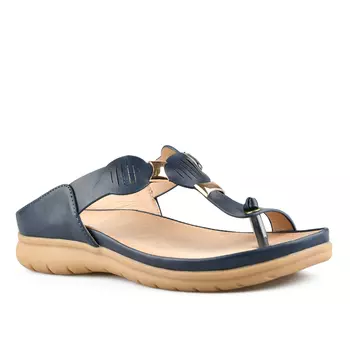 Женские повседневные тапочки синие Tendenz