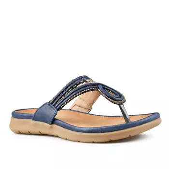 Женские повседневные тапочки синие Tendenz