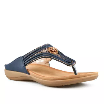 Женские повседневные тапочки синие Tendenz