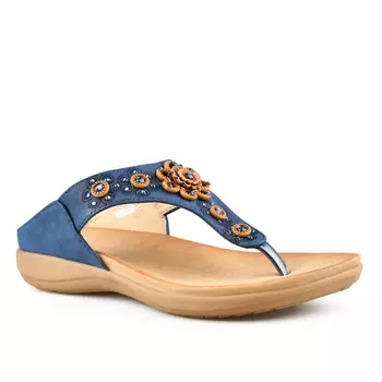 Женские повседневные тапочки синие Tendenz