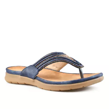 Женские повседневные тапочки синие Tendenz