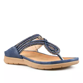 Женские повседневные тапочки синие Tendenz