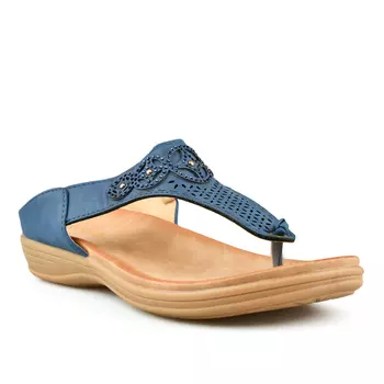 Женские повседневные тапочки синие Tendenz