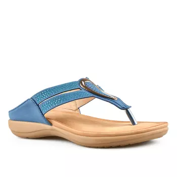 Женские повседневные тапочки синие Tendenz