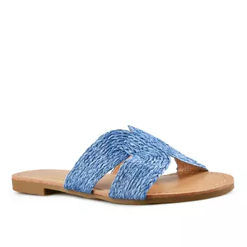 Женские повседневные тапочки синие Tendenz