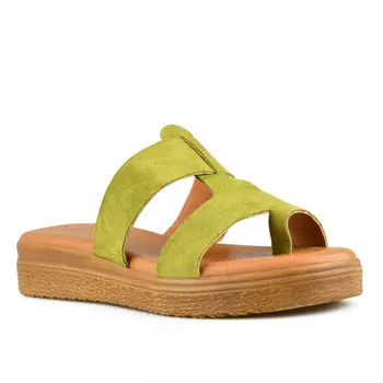 Женские повседневные тапочки зеленые Tendenz