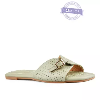 Женские повседневные тапочки зеленые Tendenz