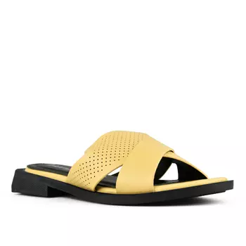 Женские повседневные тапочки желтые Tendenz