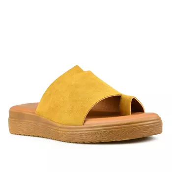 Женские повседневные тапочки желтые Tendenz