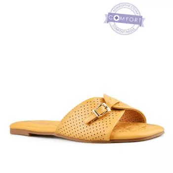 Женские повседневные тапочки желтые Tendenz