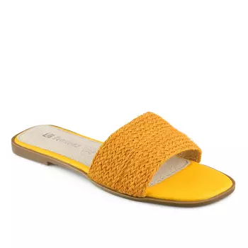 Женские повседневные тапочки желтые Tendenz
