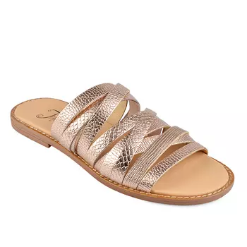 Женские повседневные тапочки золотые Tendenz