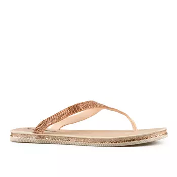 Женские повседневные тапочки золотые Tendenz