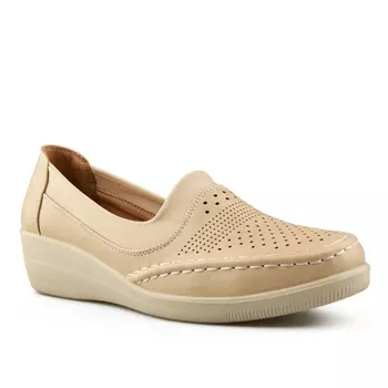 Женские повседневные туфли бежевого цвета на платформе Tendenz