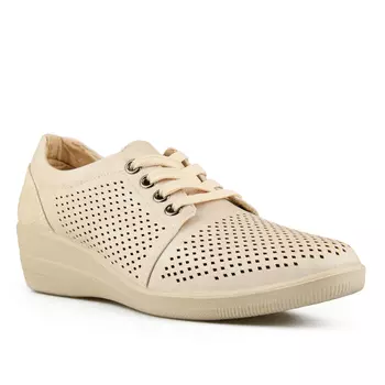 Женские повседневные туфли бежевого цвета на платформе Tendenz