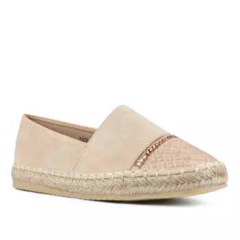 Женские повседневные туфли бежевого цвета на платформе Tendenz