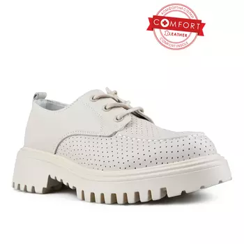 Женские повседневные туфли бежевого цвета на платформе Tendenz