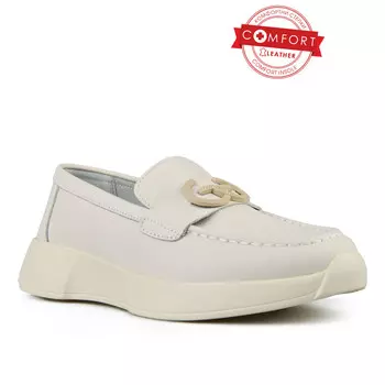 Женские повседневные туфли бежевого цвета на платформе Tendenz